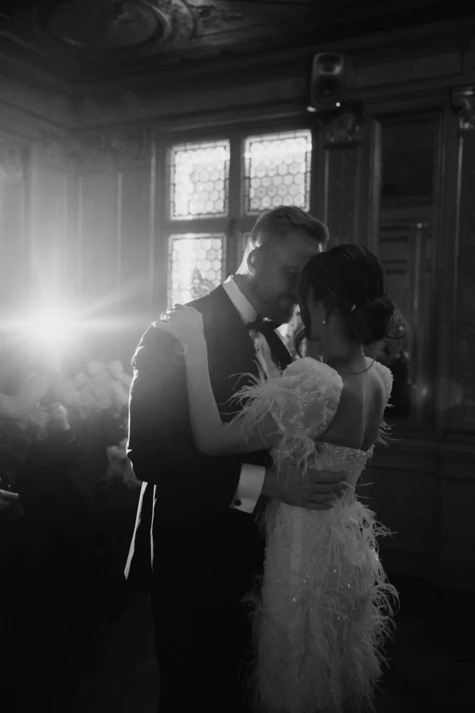 Bröllopsdans på Berns hotel