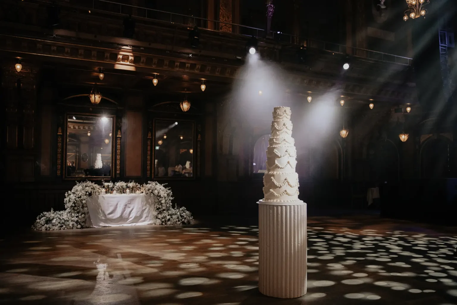 Bröllopstårta på Berns hotel